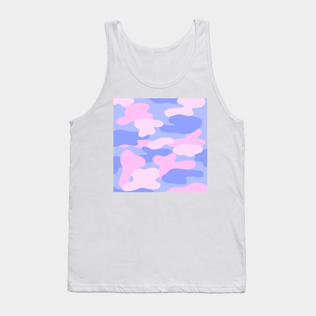 Pastel camo Tank Top by Jasmwills